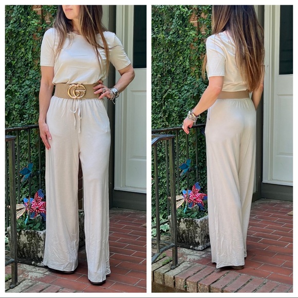 #10 Off White  KNIT Romper with POCKETS! - Picture 3 of 10